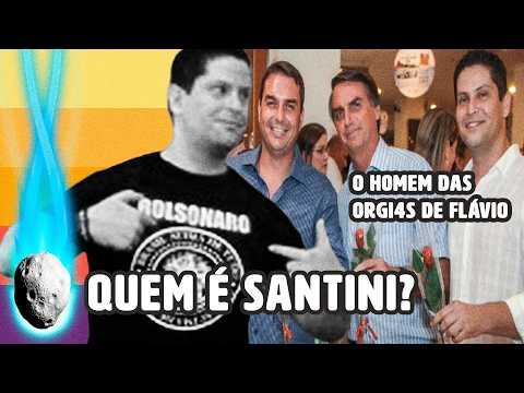 QUEM É SANTINI, O HOMEM DAS ORGIAS DE FLÁVIO BOLSONARO | PLANTÃO