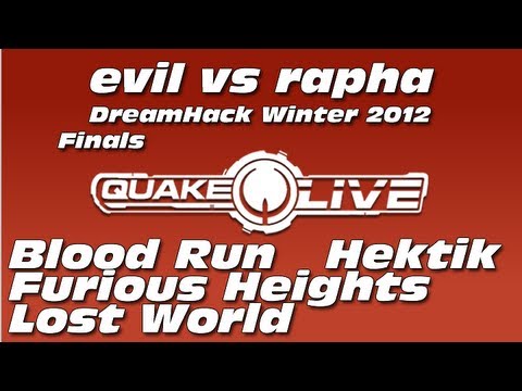 evil vs rapha - DreamHack Winter 2012 FINAL (Quake Live Shoutcast)