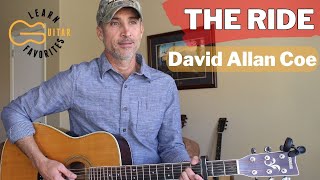 The Ride - David Allan Coe - Guitar Lesson | Tutorial