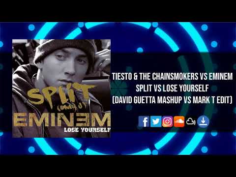 Tiesto & The Chainsmokers vs Eminem - Split vs Lose Yourself (David Guetta Mashup vs Mark T Edit)