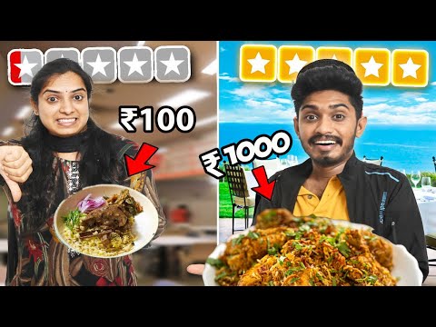 Cheap Vs Expensive Food Eating Challenge