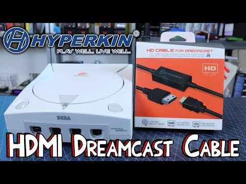 Hyperkin HDMI Dreamcast Cable Review! Better Than The Pound HD Link?