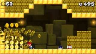 New Super Mario Bros 2 - 100% Walkthrough - Mushro