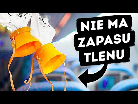 Maskie tlenowe w samolocie nie zawierają tlenu