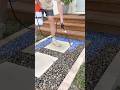 how to make rock and mulch stay put #YardWork #CurbAppeal #RockBedFix
