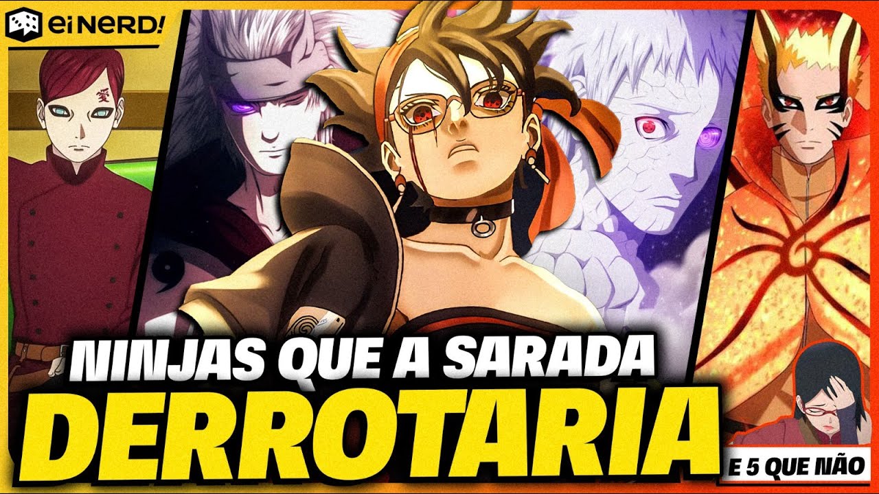 20 NINJAS QUE A SARADA PODERIA DERROTAR FACILMENTE – MAS ESSES 5 SÃO IMPOSSÍVEIS!