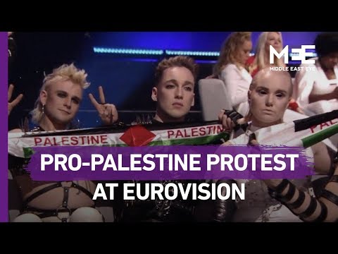 Pro-Palestine Protest at Eurovision