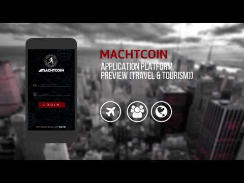 Machtcoin Application Preview (Travel & Tourism)