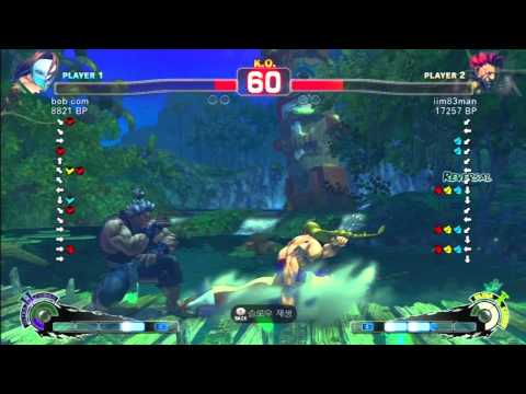 SSF4 Rank Match   bob com (CW)   vs  iim83man (GO)
