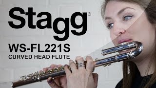 Video thumbnail for Stagg WS-FL221S Curved Head Flute by Stagg