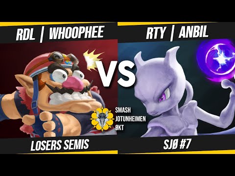 SJØ #7 Ultimate Losers Semis // RDL | Whoophee (Wario) VS RTY | Anbil (Mewtwo)