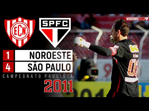 Noroeste 1x4 São Paulo - 2011 - 101º GOL DE ROGÉRIO E GOLEADA COM GOLAÇOS DE DAGOBERTO E ILSINHO!