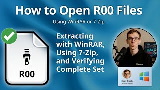 How to Open R00 Files (WinRAR Split Archive)