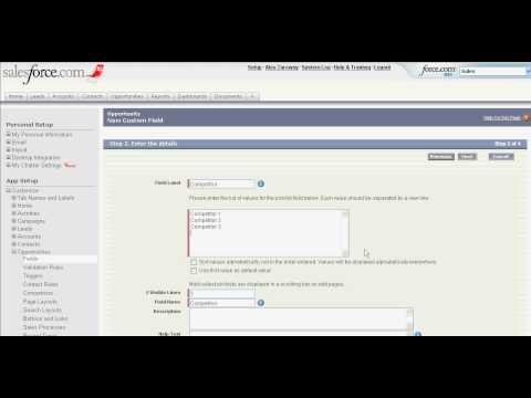 Create Custom Field in Salesforce - YouTube