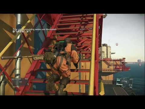 MGSV - Lvl 61 FOB Medical Platform infiltration, Total Stealth