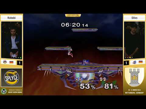 SiW5 - Kobobi (Cpt.Falcon) Vs. Stivo (Falco) - Losers Quarters - Melee Singles