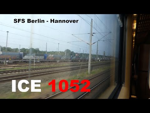 Metropolitan-ICE Mitfahrt SFS Berlin - Hannover komplett | ab Berlin Ostbahnhof