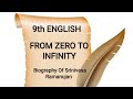 9th English Prose 6 From Zero To Infinity Biography Of Srinivasa Ramanujan