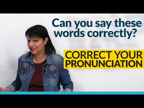 English Pronunciation: 12 commonly confused word pairs