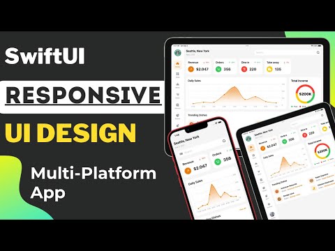 SwiftUI Responsive UI Design - Adaptive Design - MVVM - Xcode 14 - SwiftUI Tutorials