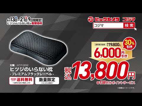 2個セット】ヒツジのいらない枕 -プレミアムブラックレーベル