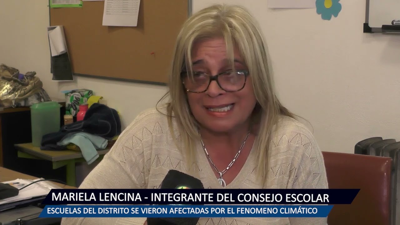 2023 12 19 ESCUELAS DEL DISTRITO SE VIERON AFECTADOS POR EL FENOMENO CLIMATICO 2   MARIELA LENCINA