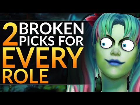 The 2 MOST BROKEN Heroes in 7.25 for EVERY LANE - SPAM for FREE MMR - Dota 2 Patch 7.25 Meta Guide
