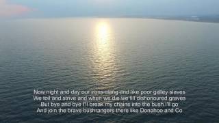 DJI Phantom 3. Gary Shearston - Jim Jones at Botany Bay with lyrics