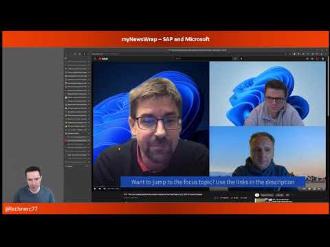 myNewsWrap – SAP and Microsoft (Episode 66)