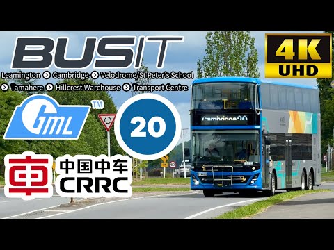 [Busit Bus New Zealand: 20 Cambridge to Hamilton via Leamington & Tamahere] Gemilang CRRC eD12 MAX