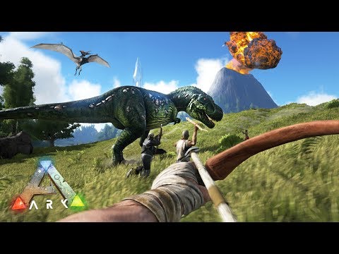 Ark Survival Evolved Dinosaur Island Survival Ark Ragnarok Gameplay