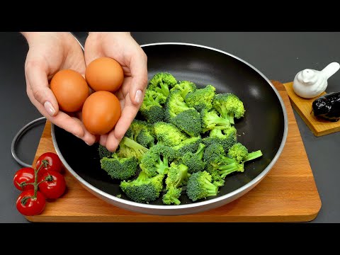 Just broccoli and eggs! I could eat this every morning! Fast and incredibly tasty!