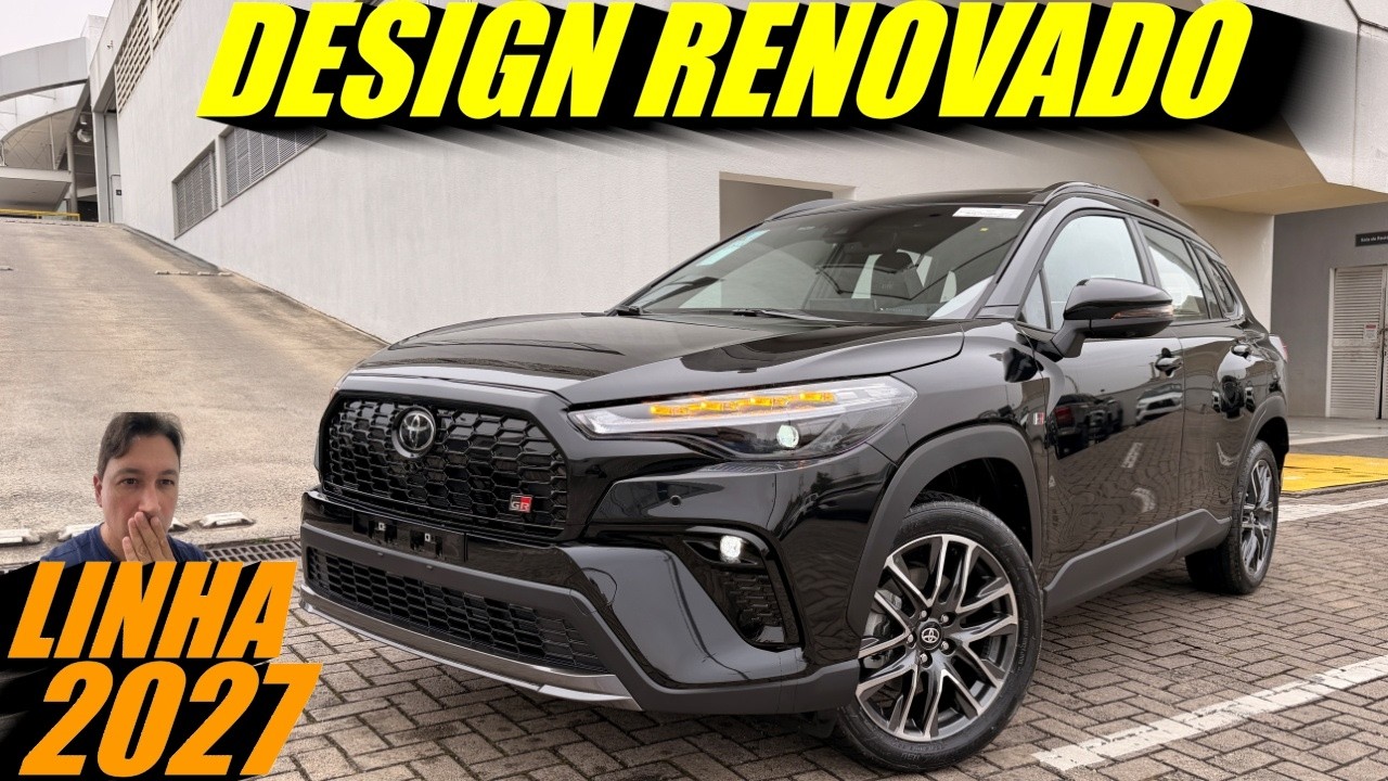 TOYOTA COROLLA CROSS GR SPORT 2027 Mudou de verdade! Novo Design e Ganhou Equipamentos