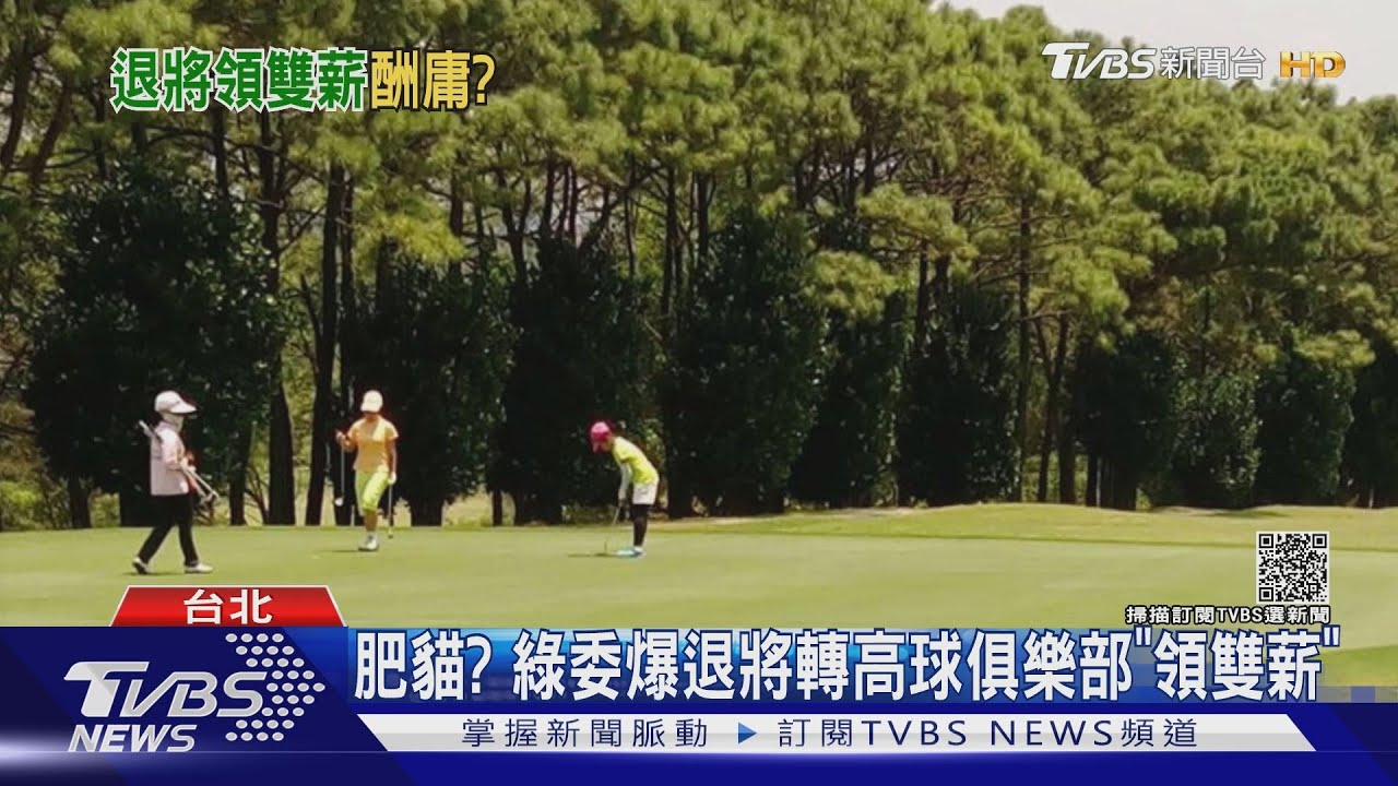 肥貓? 綠委爆退將轉高球俱樂部「領雙薪」