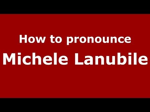 How to pronounce Michele Lanubile (Italian/Italy)  - PronounceNames.com
