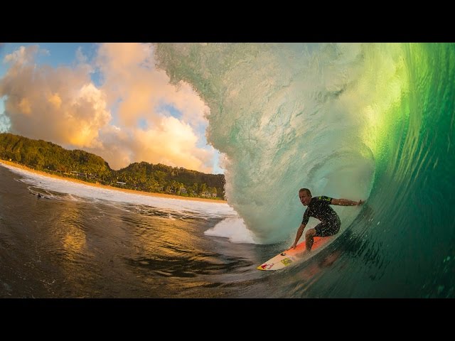 The Beautiful Chaos of Surfing Pipeline