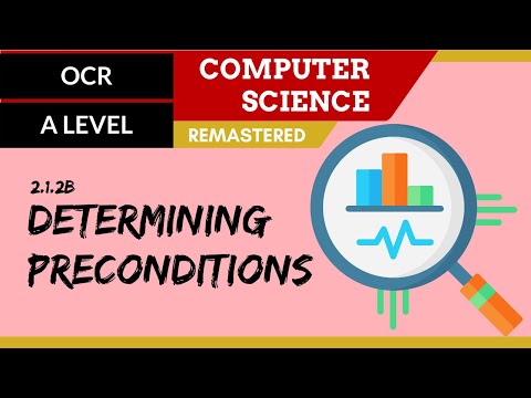 121. OCR A Level (H046-H446) SLR19 - 2.1 Determining preconditions