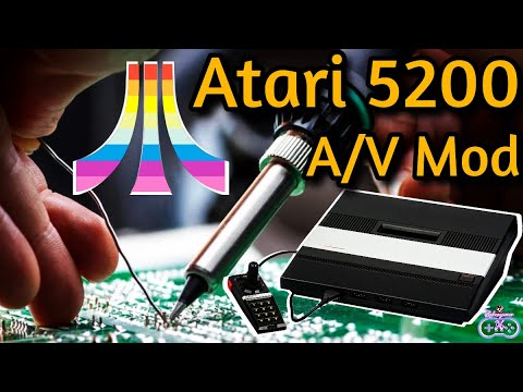 Enhance Your Atari 5200 with a 💲💲Cheap💲💲 Composite A/V Mod : Full Tutorial