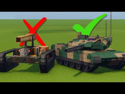 How To Make A Working Minecraft Tank (2026)