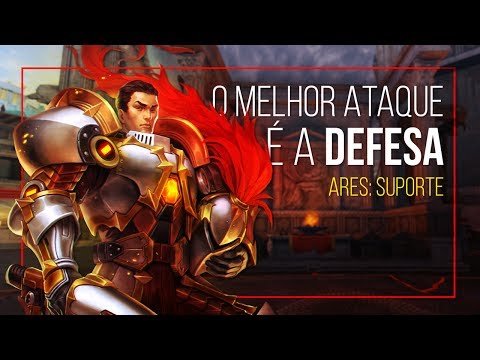 SMITE - O MELHOR ATAQUE É A DEFESA: ARES CONQUISTA GAMEPLAY + BUILD