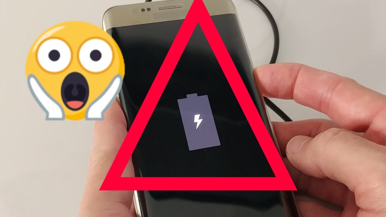 Samsung Galaxy Battery Not Charging / FIX White Lightning Bolt Wont Turn On S5 S7 S8 S9 S10 Android