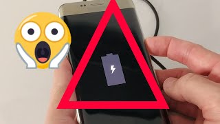 Samsung Galaxy Battery Not Charging / FIX White Lightning Bolt Wont Turn On S5 S7 S8 S9 S10 Android