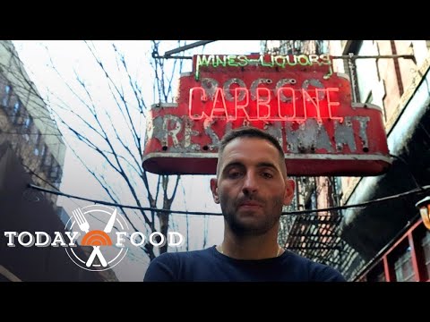 Go behind the menu and inside the kitchen at Carbone in NYC