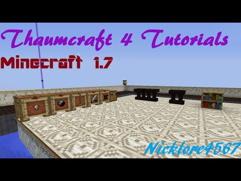 Minecraft 1.7: Thaumcraft 4 Tutorials- E01 "Researching"