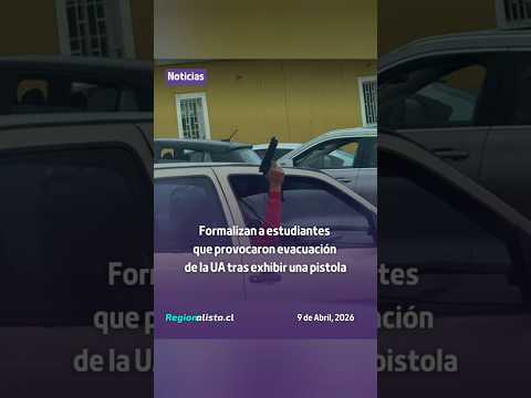 Formalizan a estudiantes que provocaron evacuación de la UA tras exhibir una pistola