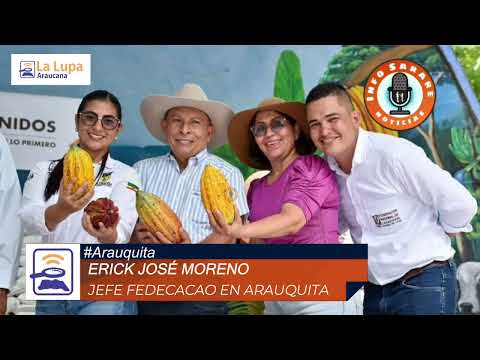 ASUMIÓ NUEVO PRESIDENTE DE FEDECACAO EN EL MUNICIPIO DE ARAUQUITA, CONTINUARA CON EL PROCESO