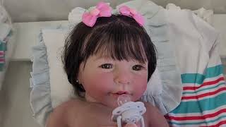 Linda Bebê de silicone solido pronta para ir pra casa da mamãe 