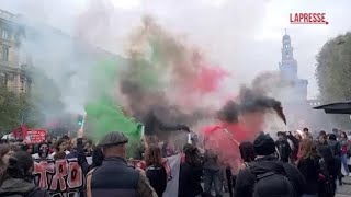 'No Meloni day", studenti in piazza a Milano per la scuola e contro il genocidio a Gaza