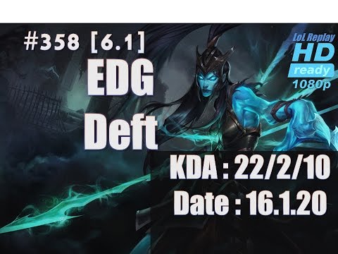 16.1.20 LPL EDG Deft Bot Lane AD Carry Kalista(vs Ezreal) Kr Solo Q[1080p]#358