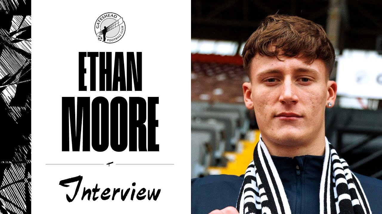 “I’ll bring pace & power” 😤 | Ethan Moore joins Gateshead | INTERVIEW